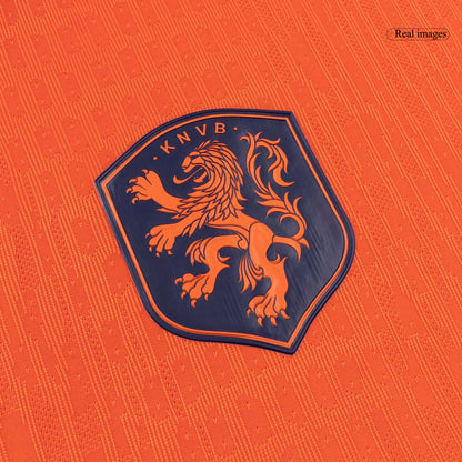 Netherlands Thuis Spelersversie Voetbalshirt WK Voetbal 2026 - Slim Fit - zijkant