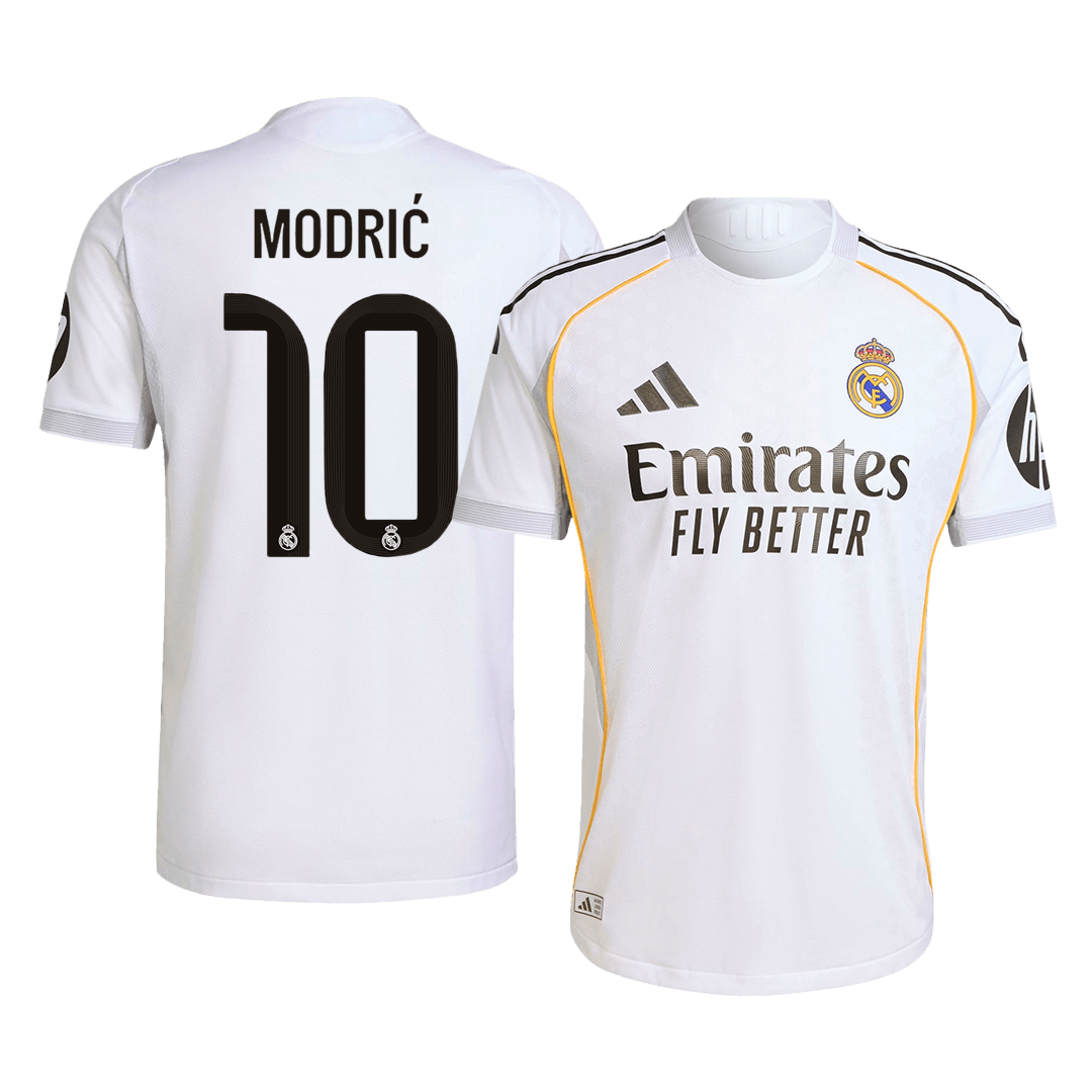 MODRIĆ #10 Real Madrid Thuis Spelersversie Voetbalshirt 2025/26 - Slim Fit