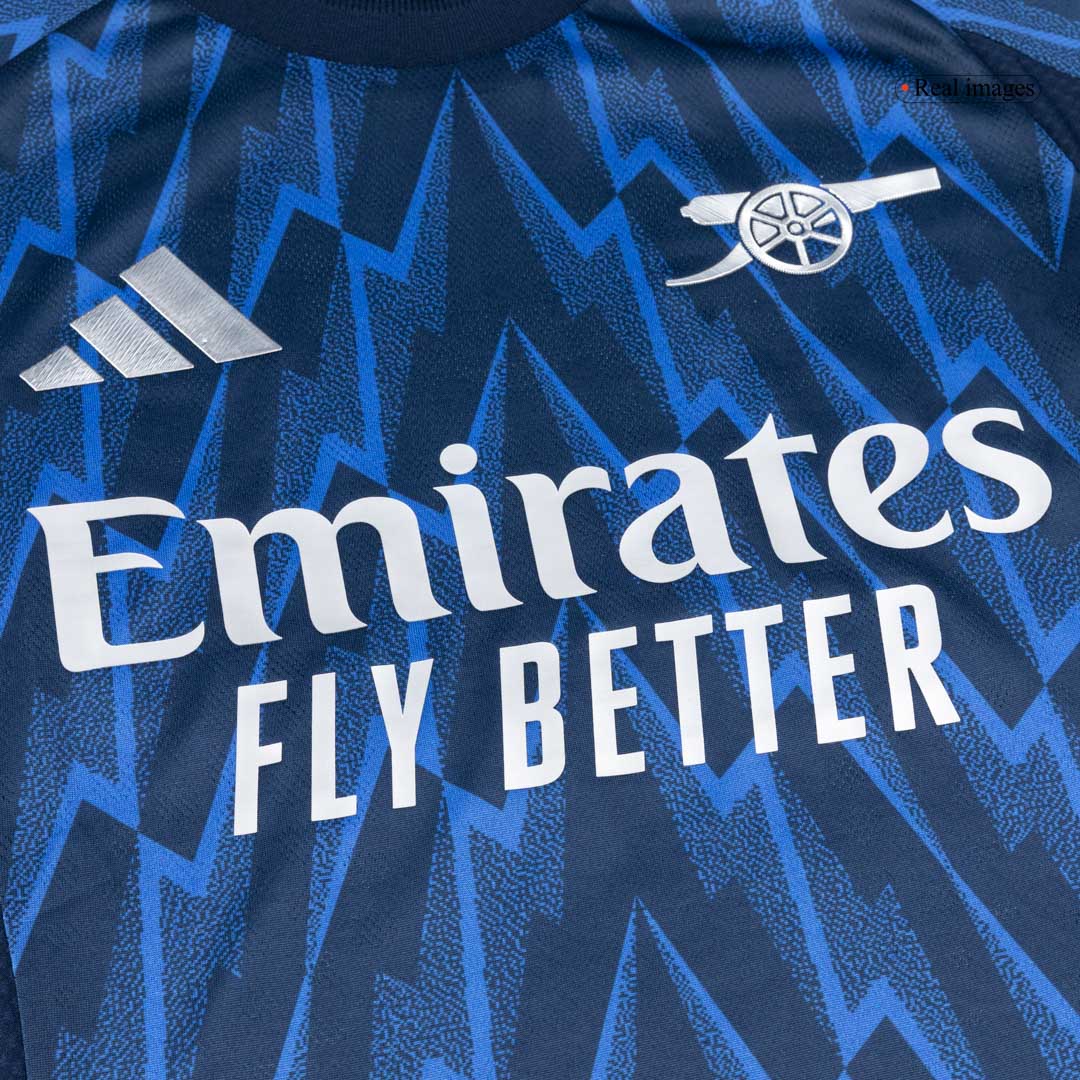RICE #41 Arsenal Uit Spelersversie Voetbalshirt 2025/26 - Slim Fit - verpakking