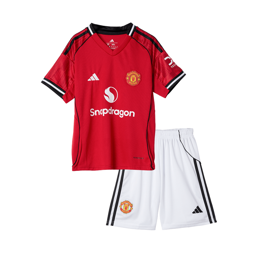 Jeugd Manchester United Thuis Tenue 2025/26