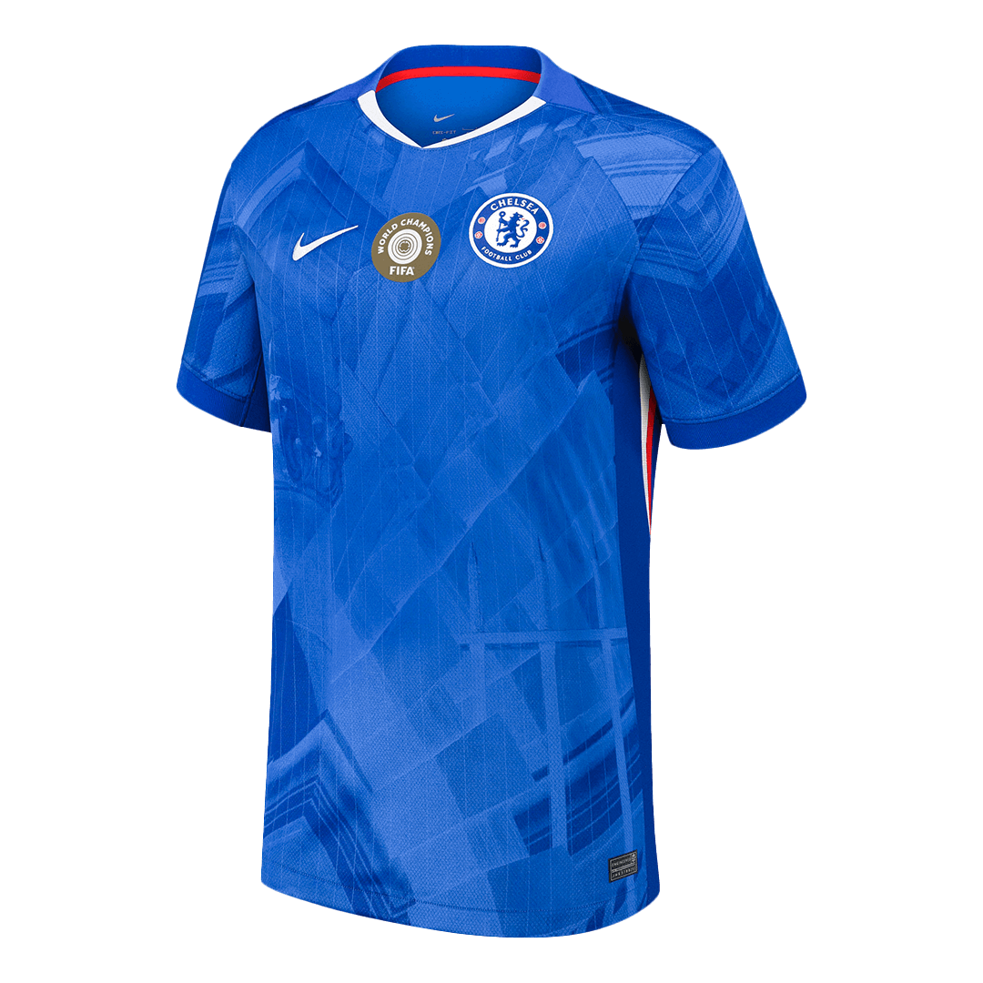 Maillot de football domicile Chelsea pour homme, CHAMPIONS DU MONDE #25 2025/26 [PREMIUM]