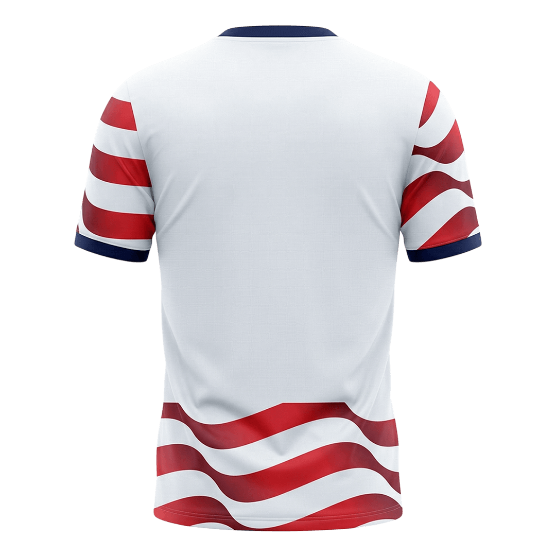 Heren USA Thuis Voetbalshirt WK Voetbal 2026 - detail