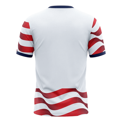 Heren USA Thuis Voetbalshirt WK Voetbal 2026 - detail