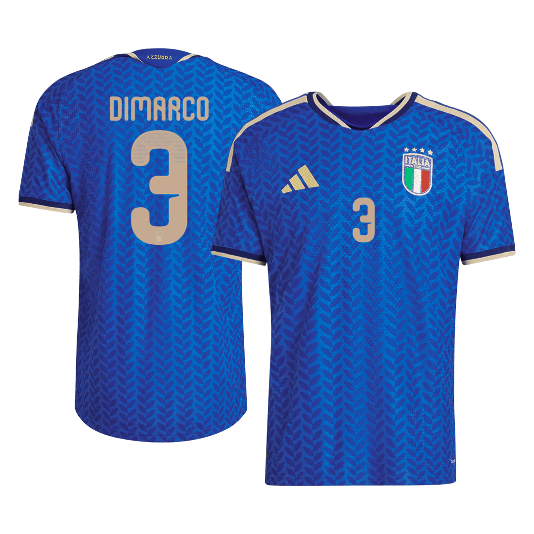 DIMARCO #3 Italy Thuis Spelersversie Voetbalshirt 2026 - Slim Fit