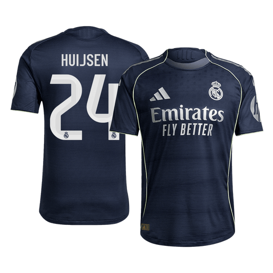 HUIJSEN #24 Real Madrid Uit Spelersversie Voetbalshirt 2025/26 - Slim Fit