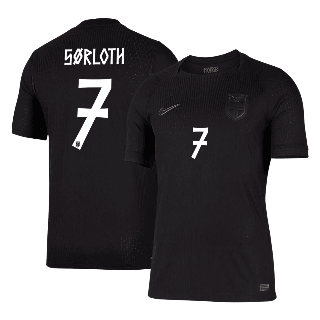 SØRLOTH #7 Noorwegen Spelersversie Uitshirt WK Voetbal 2026 - slim fit
