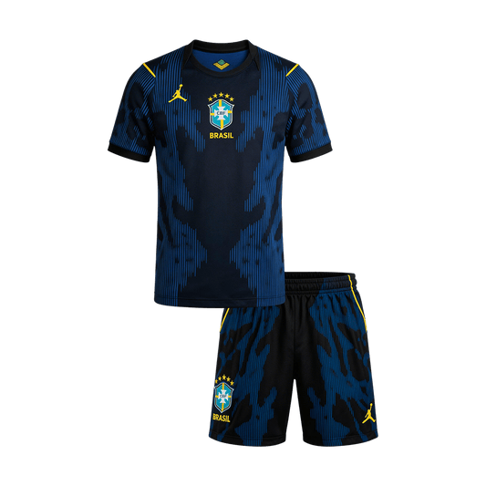 Jeugd Brazil Uit Tenue WK Voetbal 2026 - voorkant