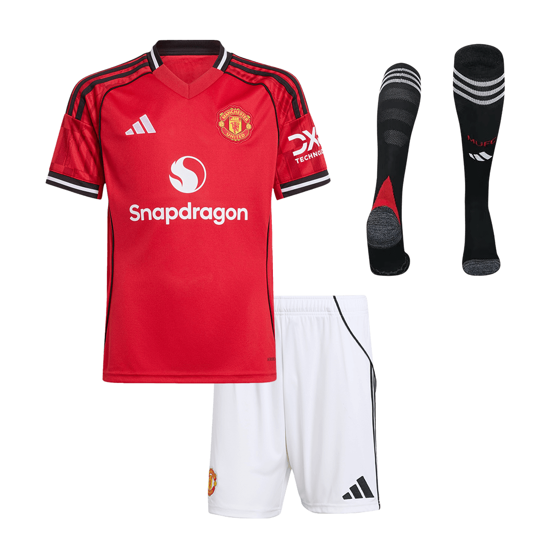 Jeugd Manchester United Thuis Tenue 2025/26