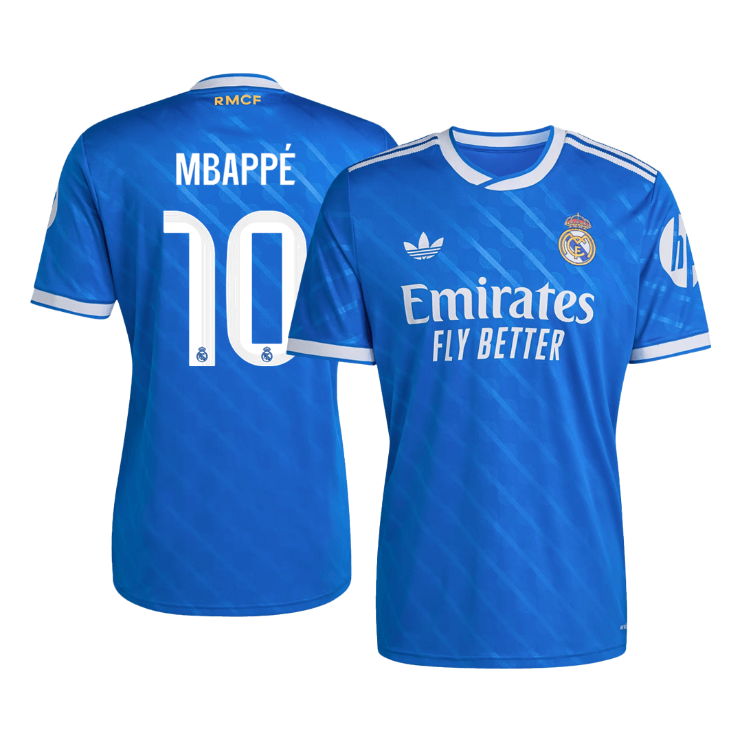 MBAPPé #10 Heren Real Madrid Derde Voetbalshirt 2025/26