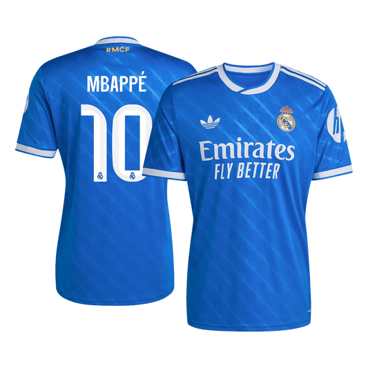 MBAPPé #10 Heren Real Madrid Derde Voetbalshirt 2025/26