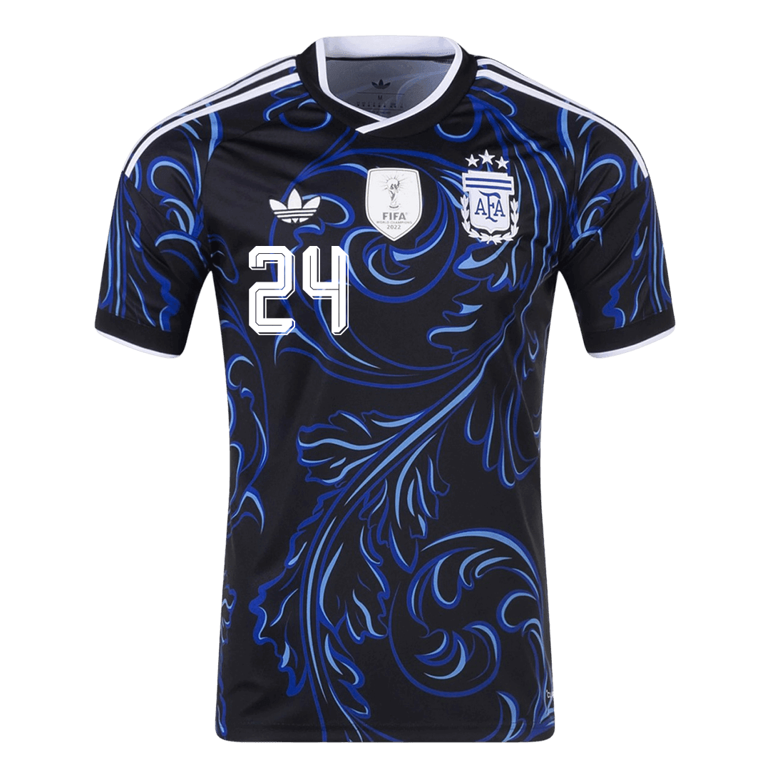 E. FERNÁNDEZ #24 Heren Argentina Uit Voetbalshirt WK Voetbal 2026