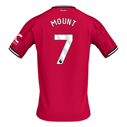 MOUNT #7 Heren Manchester United Thuis Voetbalshirt 2025/26 [PREMIUM]