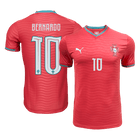 BERNARDO #10 Portugal Thuis Spelersversie Voetbalshirt 2026 - Slim Fit