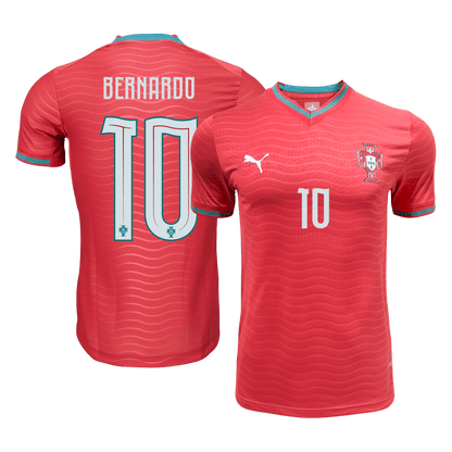 BERNARDO #10 Portugal Thuis Spelersversie Voetbalshirt 2026 - Slim Fit