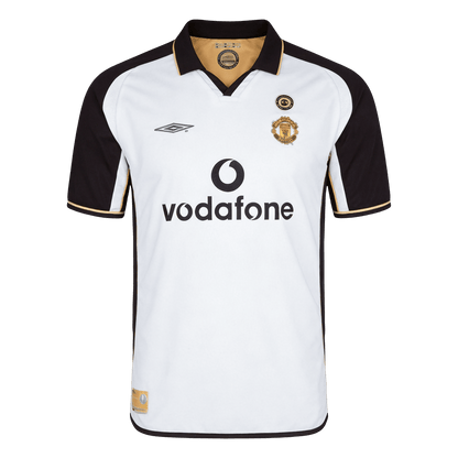 Retro Manchester United Uit Voetbalshirt 2001/02 - voorkant