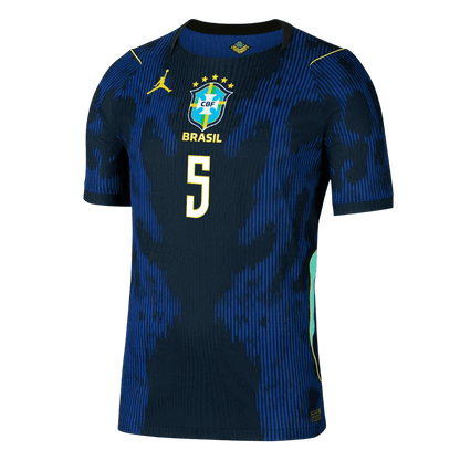 CASEMIRO #5 Brazil Uit Spelersversie Voetbalshirt WK Voetbal 2026 - Slim Fit