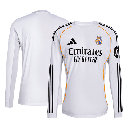Heren Real Madrid Thuis Lange Mouwen Voetbalshirt 2025/26
