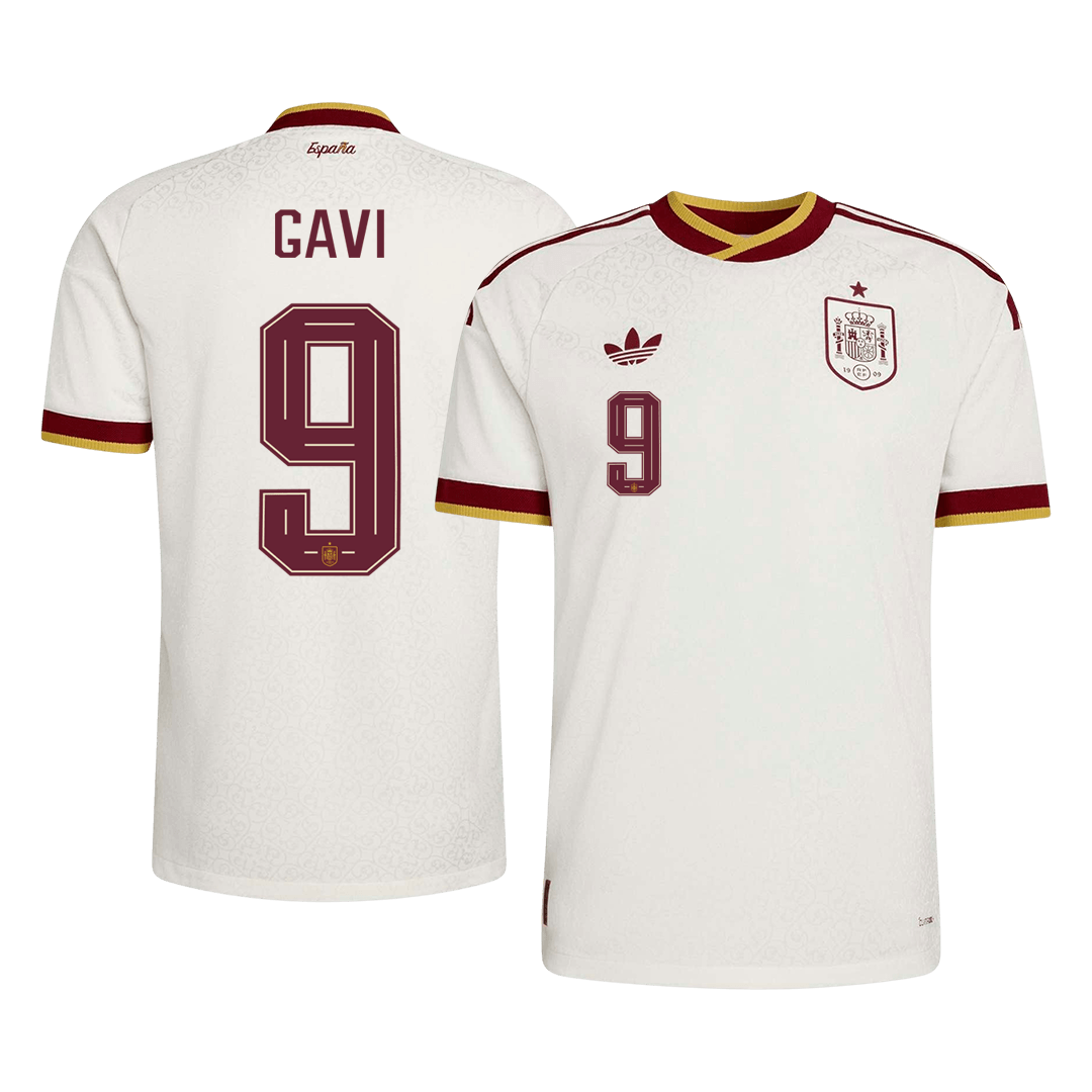 GAVI #9 Spain Uit Spelersversie Voetbalshirt WK Voetbal 2026 - Slim Fit