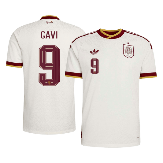 GAVI #9 Spain Uit Spelersversie Voetbalshirt WK Voetbal 2026 - Slim Fit