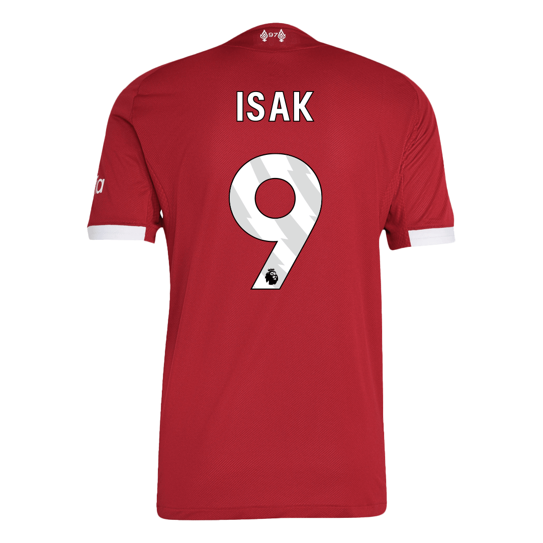 ISAK #9 Liverpool Thuis Spelersversie Voetbalshirt 2025/26 - Slim Fit