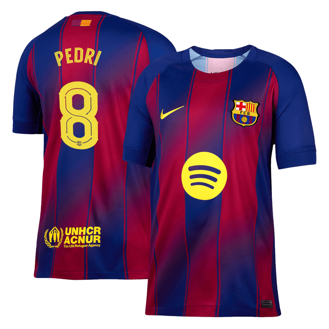 PEDRI #8 Heren Barcelona Thuis Voetbalshirt 2025/26 - UCL [PREMIUM]