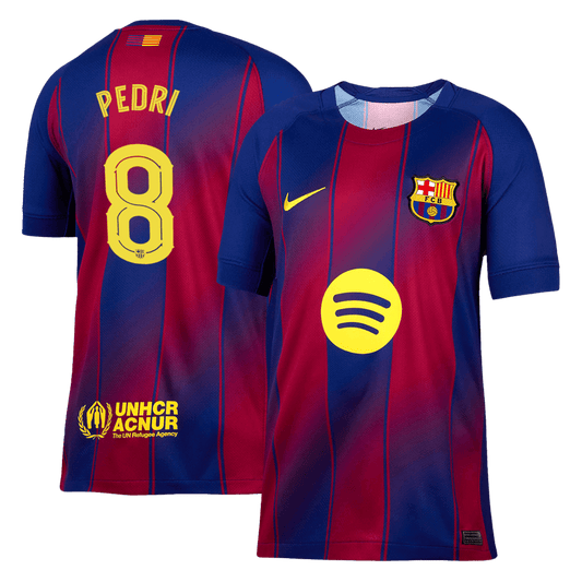PEDRI #8 Heren Barcelona Thuis Voetbalshirt 2025/26 - UCL [PREMIUM]