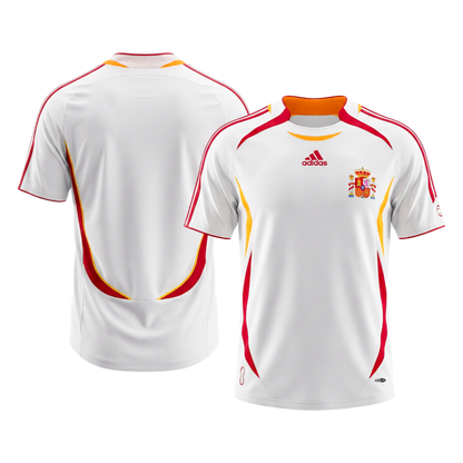 Retro Spain Uit Voetbalshirt 2006