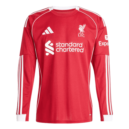 Heren Liverpool Thuis Lange Mouwen Voetbalshirt 2025/26