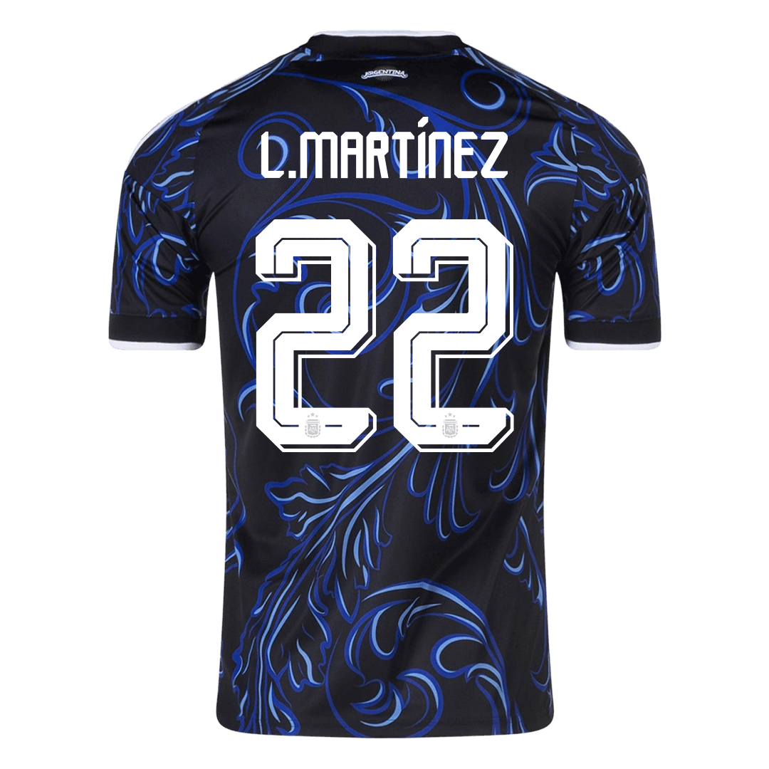 L. MARTÍNEZ #22 Heren Argentina Uit Voetbalshirt WK Voetbal 2026