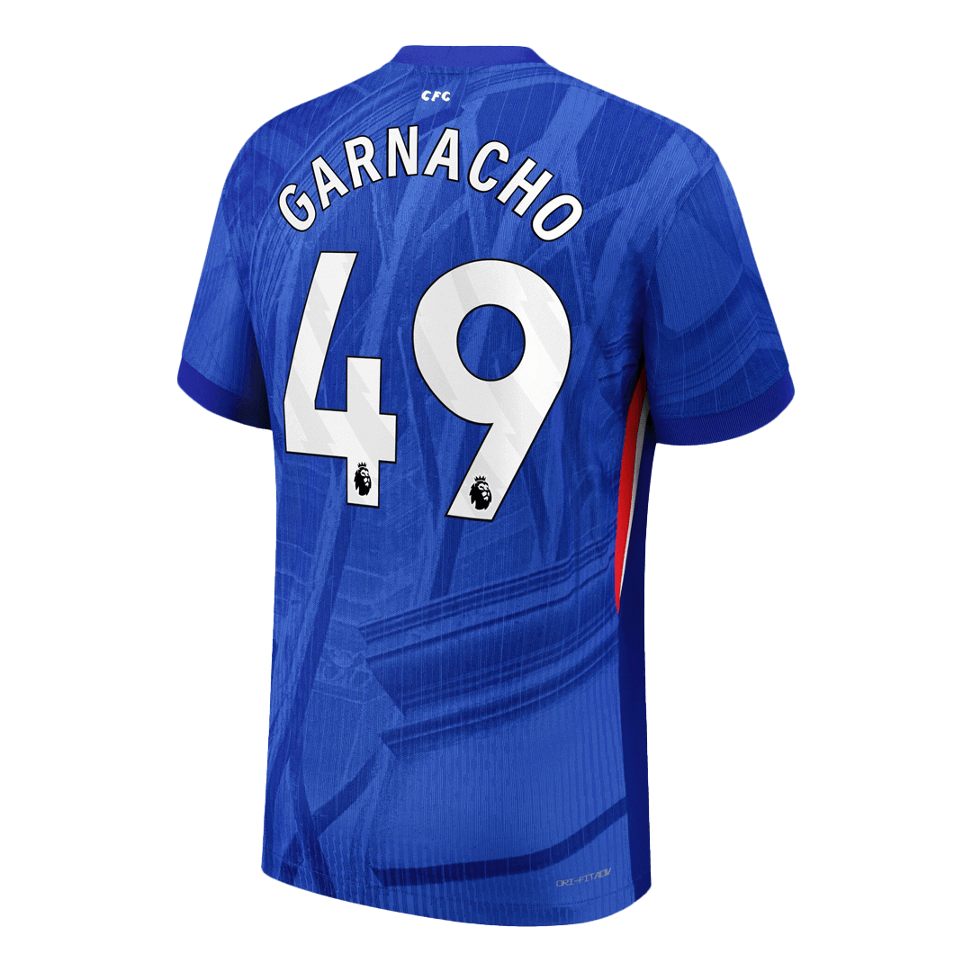 GARNACHO #49 Chelsea Thuis Spelersversie Voetbalshirt 2025/26 - Slim Fit