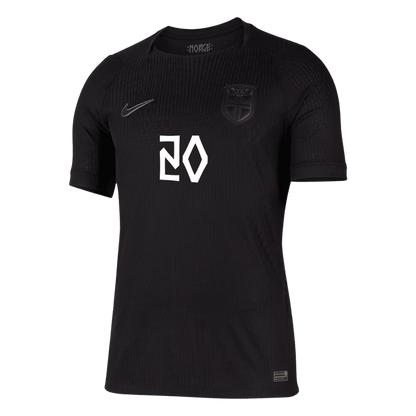 NUSA #20 Norway Uit Spelersversie Voetbalshirt WK Voetbal 2026 - Slim Fit - achterkant