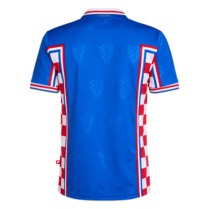 Retro Croatia Uit Voetbalshirt 1998