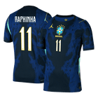 RAPHINHA #11 Brazil Uit Spelersversie Voetbalshirt WK Voetbal 2026 - Slim Fit