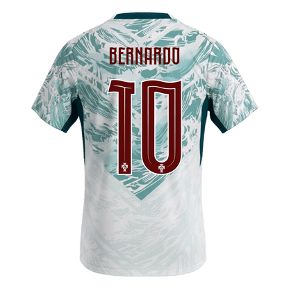 BERNARDO #10 Heren Portugal Uit Voetbalshirt WK Voetbal 2026