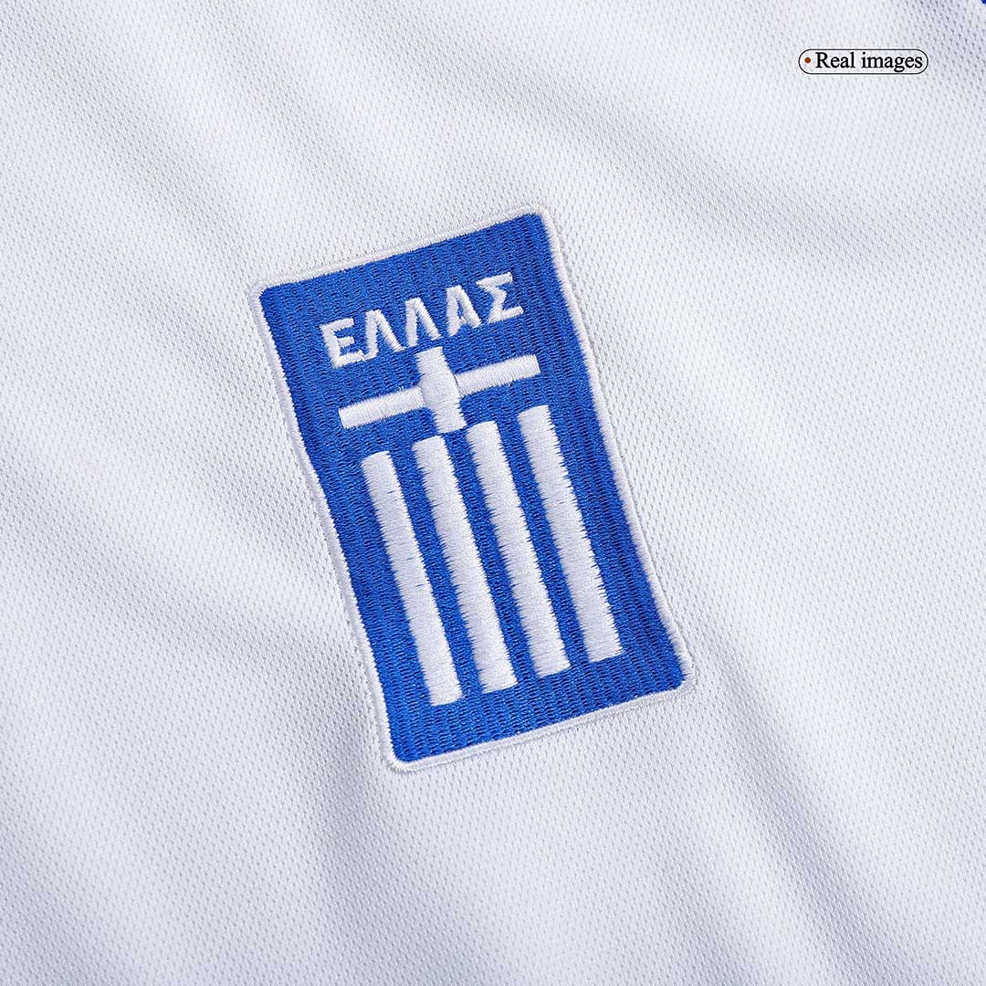 Retro Greece Uit Voetbalshirt 2004 - zijkant