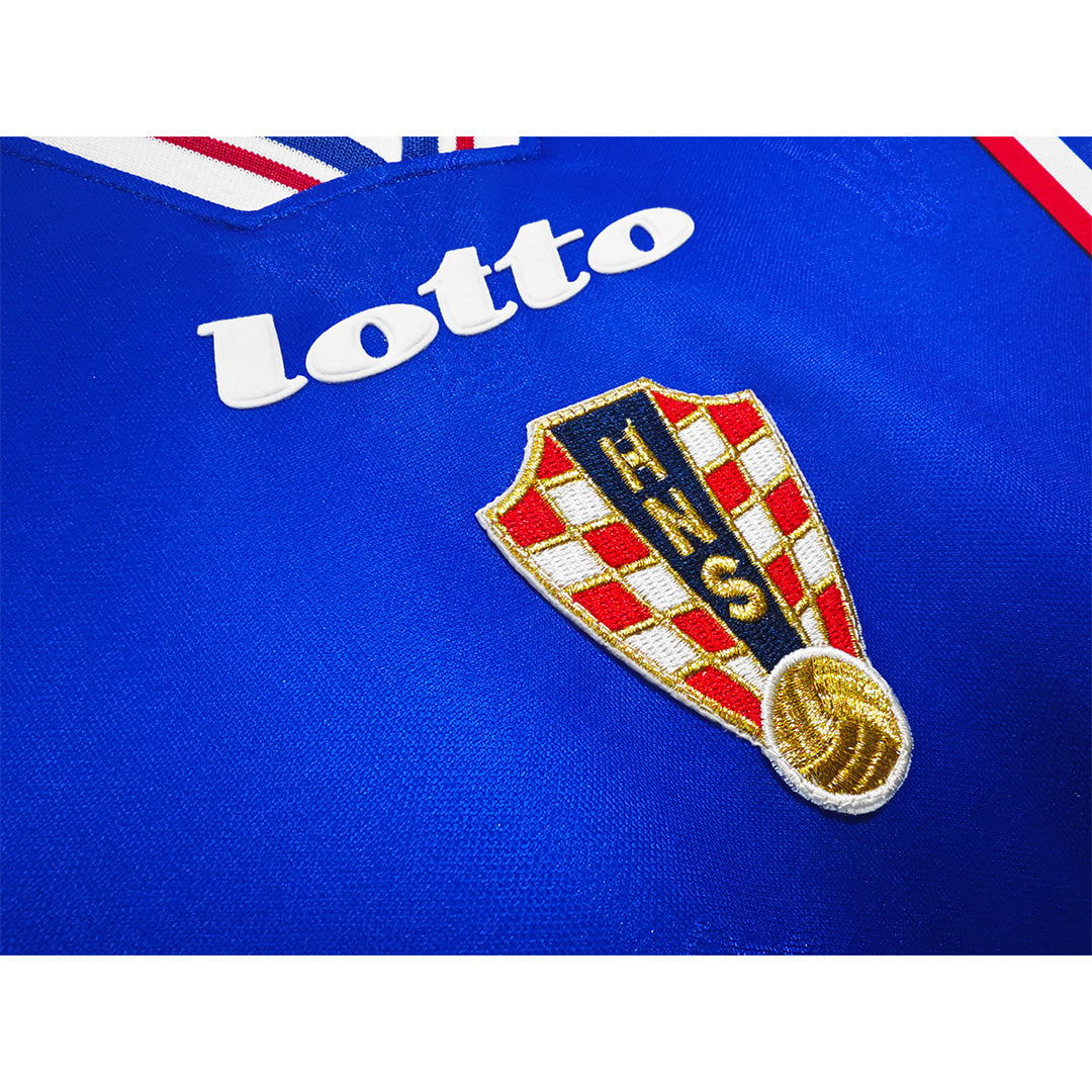 Retro Croatia Uit Voetbalshirt 1998