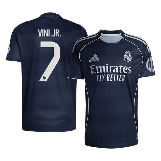VINI JR. #7 Heren Real Madrid Uit Voetbalshirt 2025/26