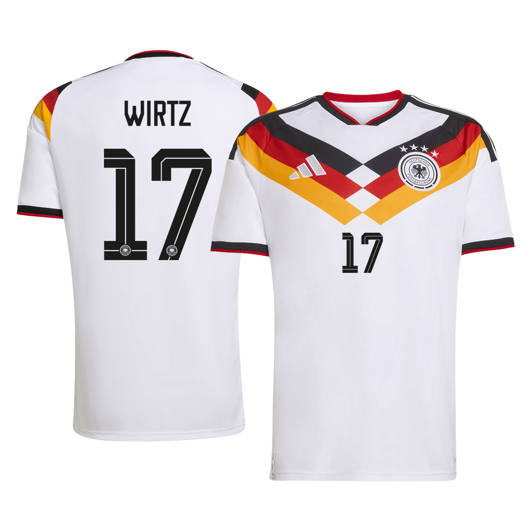 WIRTZ #17 Heren Germany Thuis Voetbalshirt 2026
