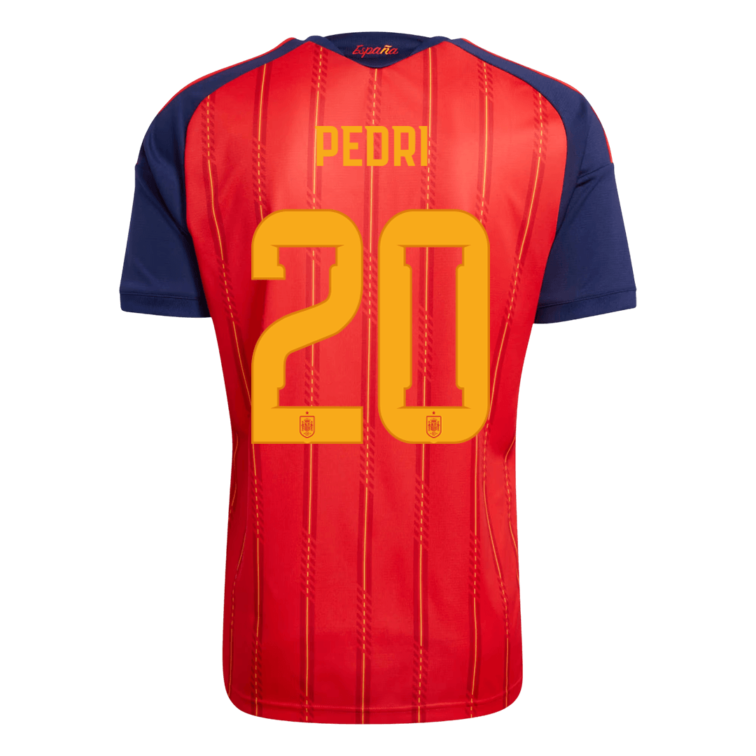 PEDRI #20 Heren Spain Thuis Voetbalshirt 2026 [PREMIUM]