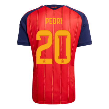 PEDRI #20 Heren Spain Thuis Voetbalshirt 2026 [PREMIUM]