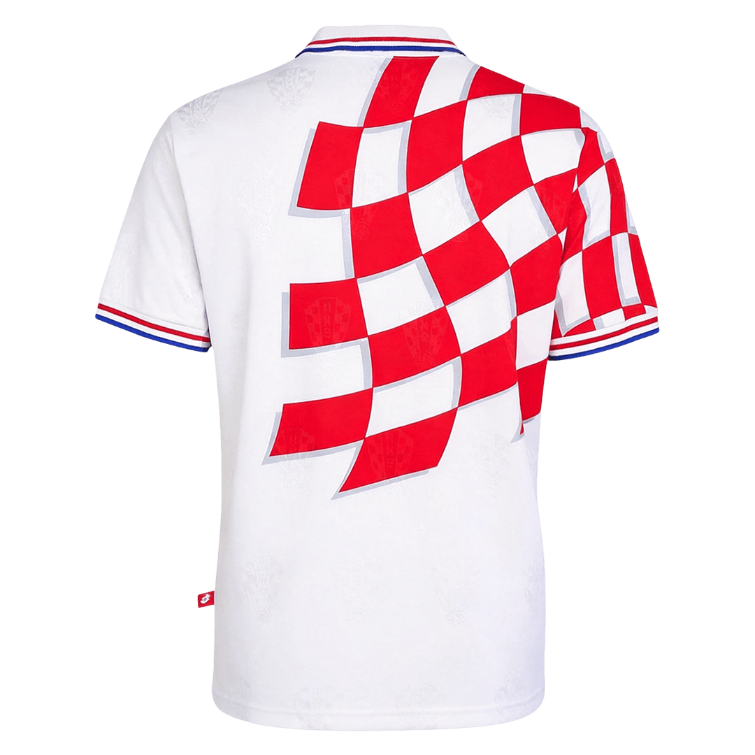 Retro Croatia Thuis Voetbalshirt 1998 - World Cup