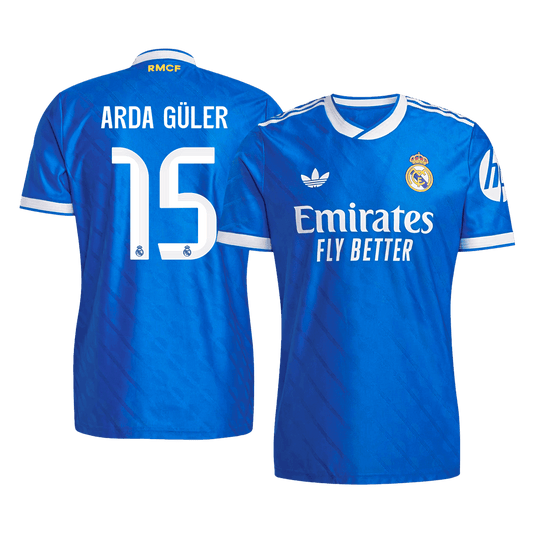 ARDA GÜLER #15 Real Madrid Derde Spelersversie Voetbalshirt 2025/26 - Slim Fit