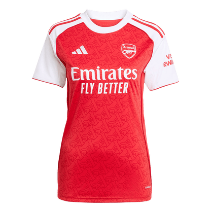 Dames Arsenal Thuis Voetbalshirt 2025/26 - voorkant