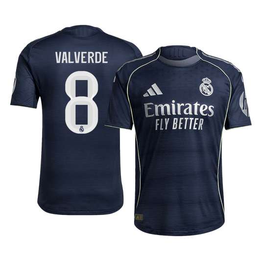 Maillot de football extérieur VALVERDE #8 Real Madrid 2025/26 - Coupe slim