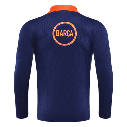Barcelona Joggingpak met rit Set(top+broek) 2025/26 Black&Orange