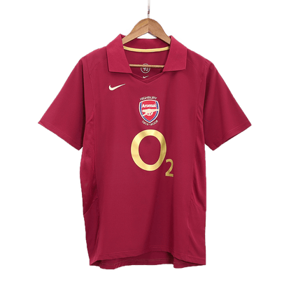 Retro Arsenal Thuis Voetbalshirt 2005/06 - voorkant