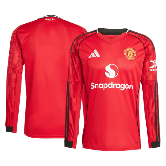 Heren Manchester United Thuis Lange Mouwen Voetbalshirt 2025/26