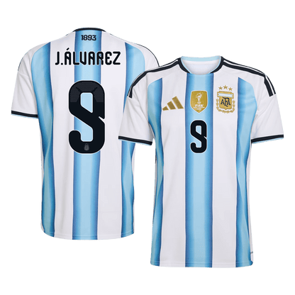 J.ÁLVAREZ #9 Heren Argentina Thuis Voetbalshirt 2026