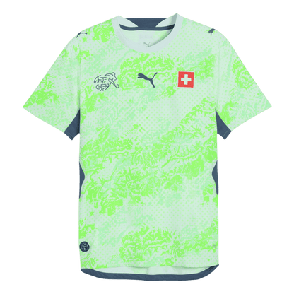 Heren Switzerland Uit Voetbalshirt WK Voetbal 2026 - voorkant