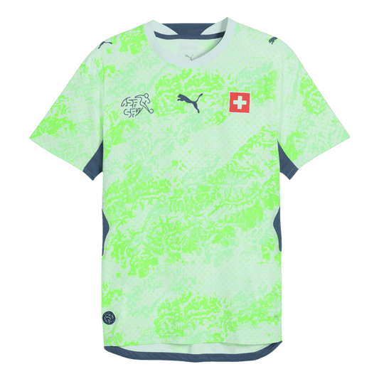 Heren Switzerland Uit Voetbalshirt WK Voetbal 2026 - voorkant